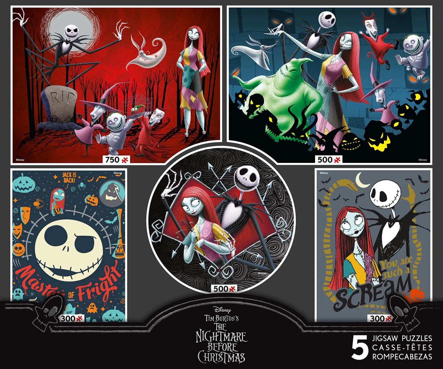 Disney Nightmare Before Christmas - 5 In 1 - Scratch and Dent Disney