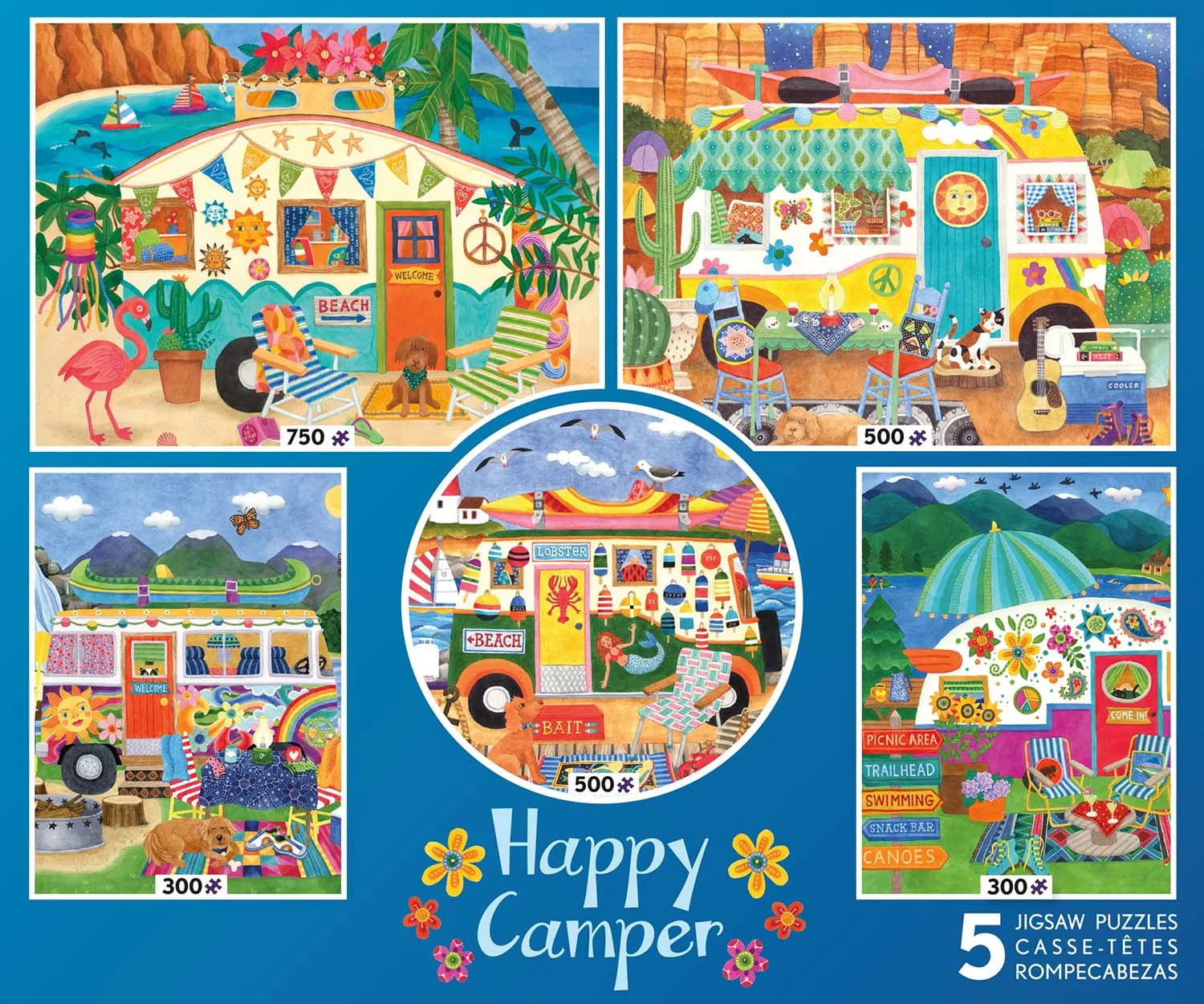 Happy Camper - 5 In 1 Travel