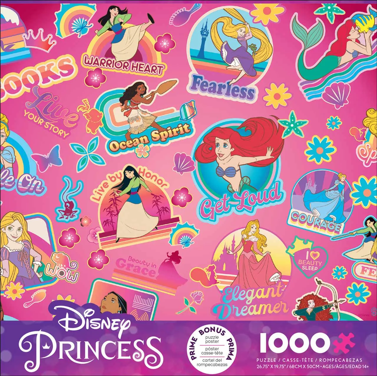 Princess Sticker Collage
