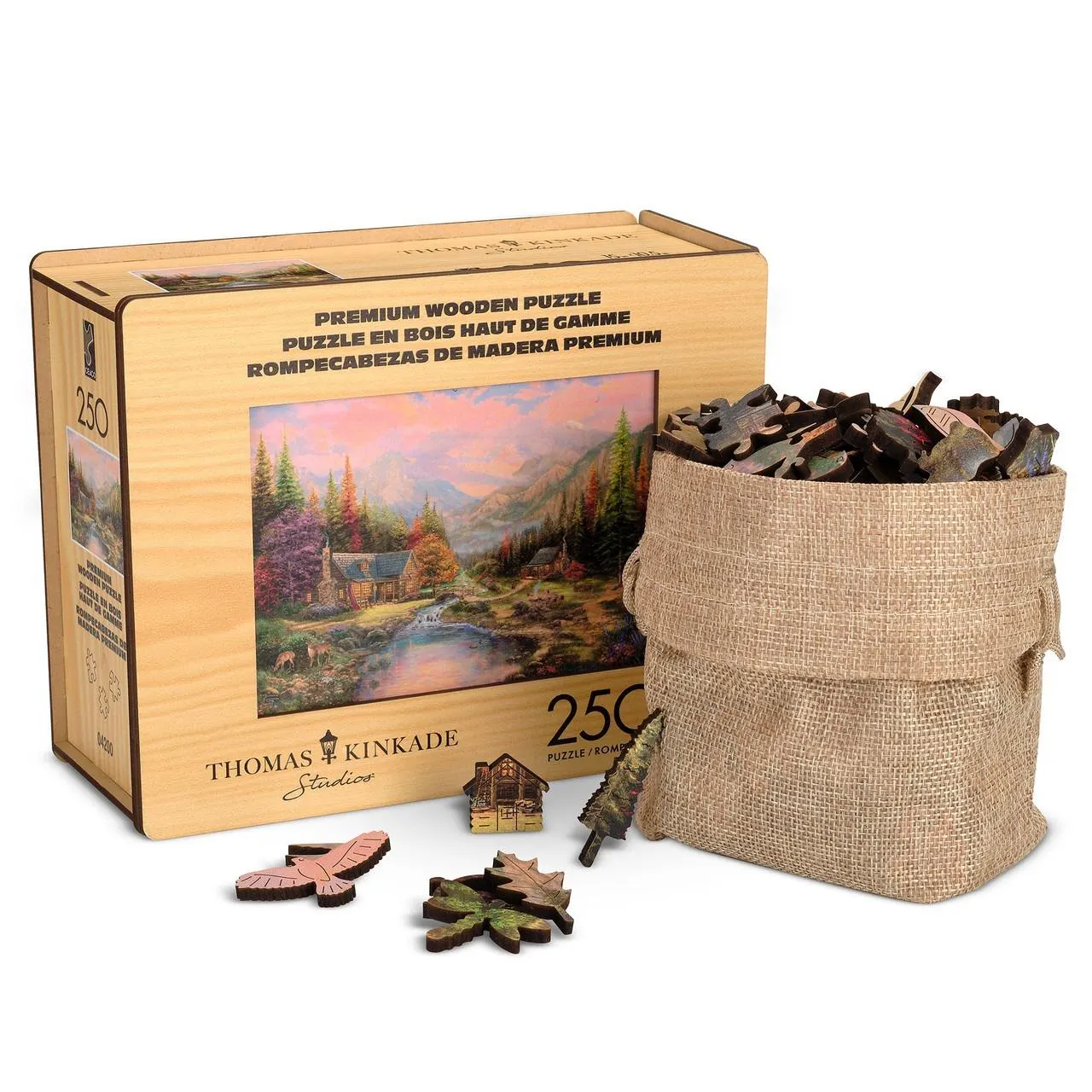 Wood Puzzle: TK - Sierra Paradise-Whimsy Pieces Landscape