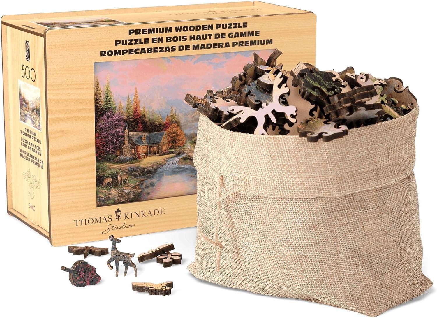 Wood Puzzle: Sierra Paradise - Whimsy Pieces Flower & Garden
