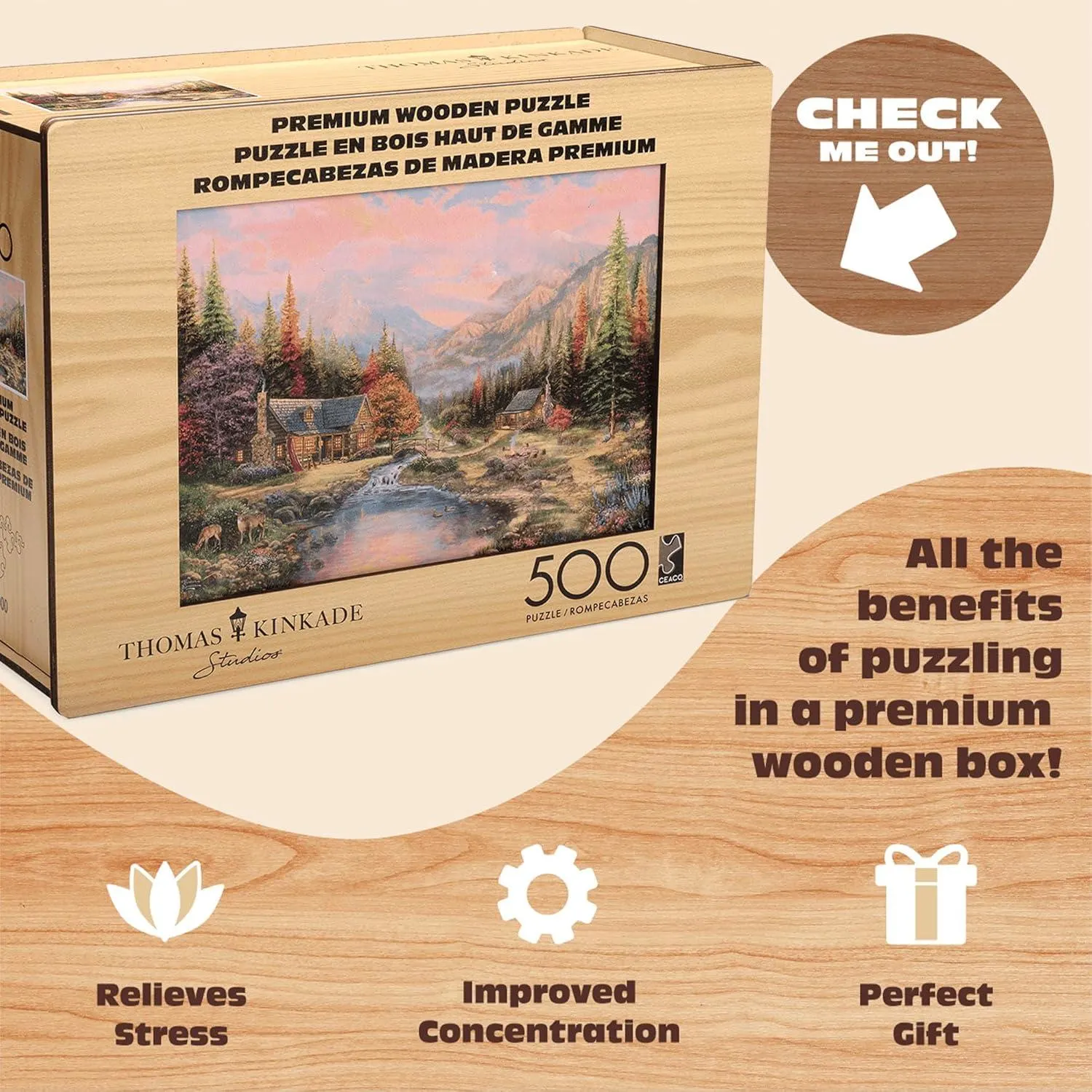 Wood Puzzle: Sierra Paradise - Whimsy Pieces