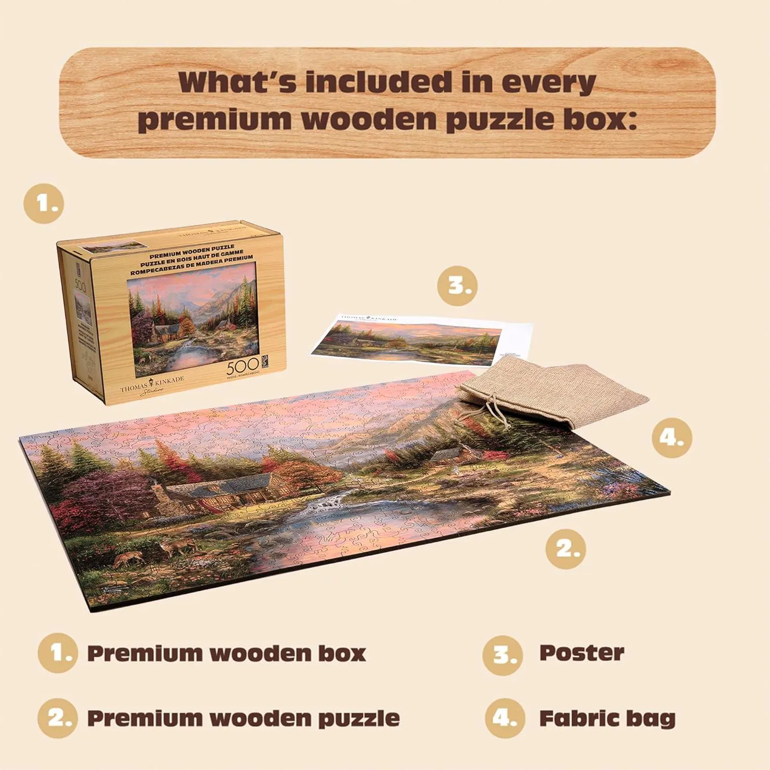 Wood Puzzle: Sierra Paradise - Whimsy Pieces
