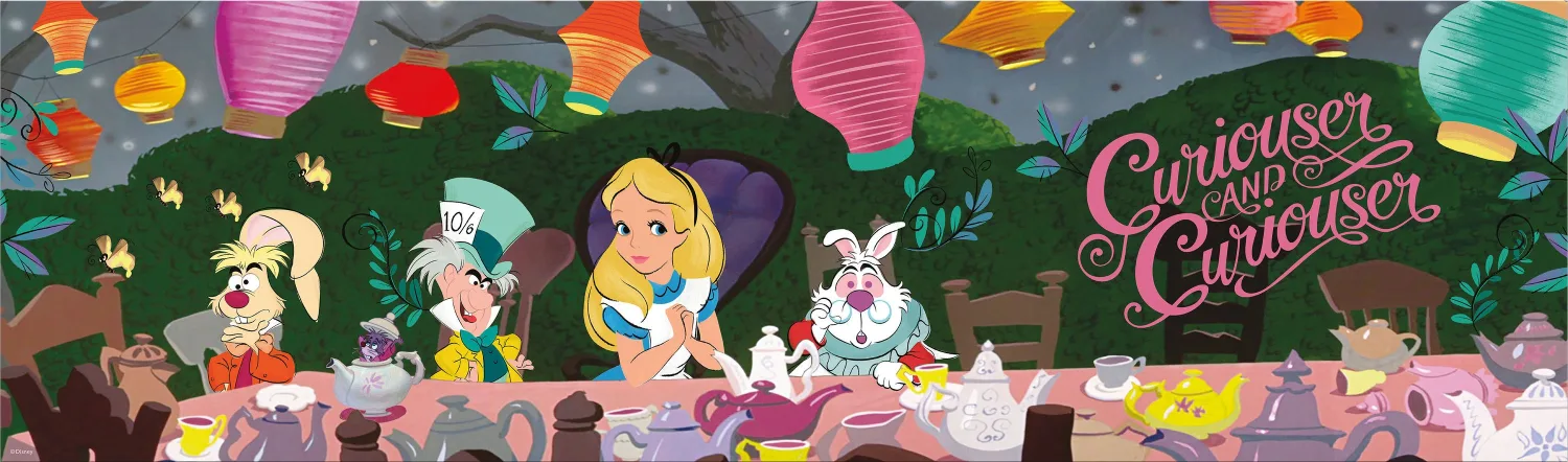 Alice in Wonderland, Tea Party Panoramic Disney