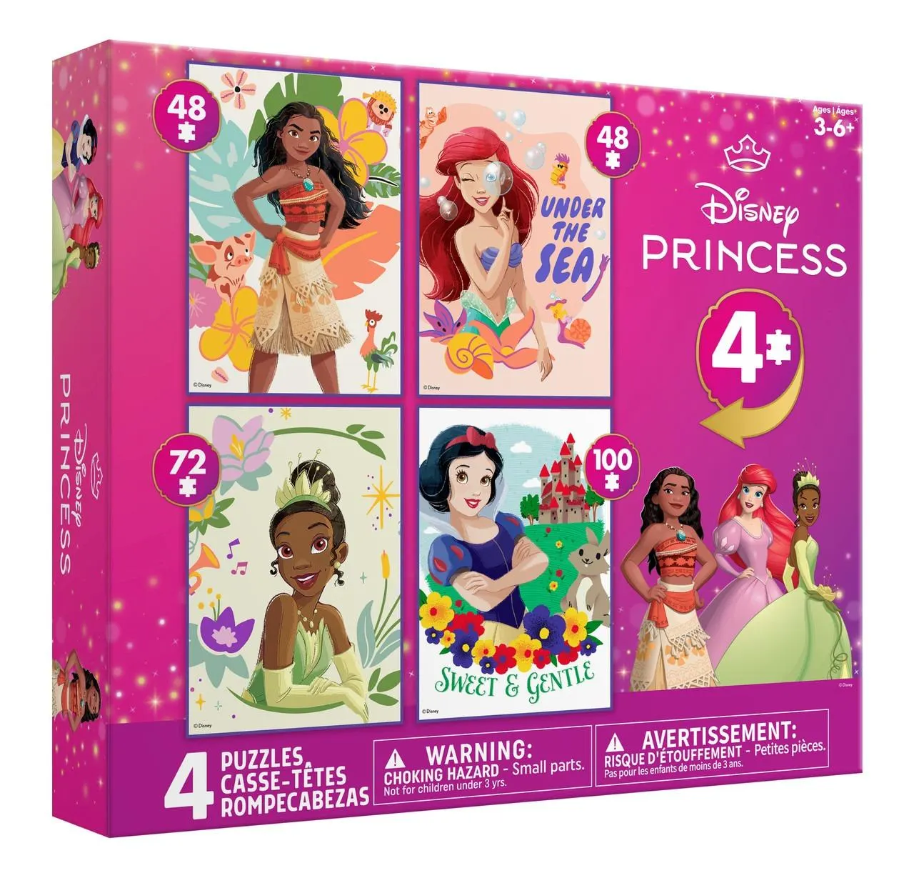 Disney: 4 X 1 Kids Multipack - Princess