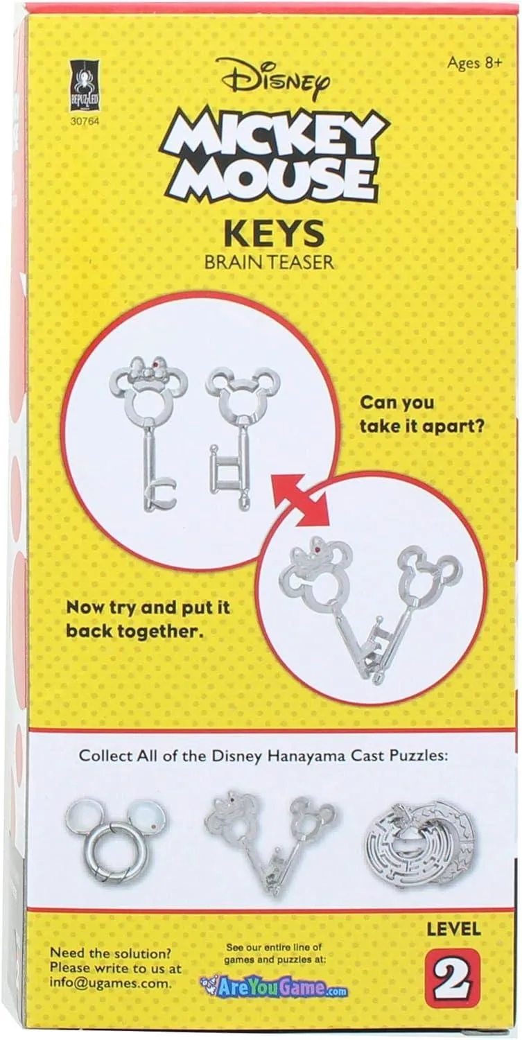Mickey/Minnie Keys Hanayama Cast Puzzle