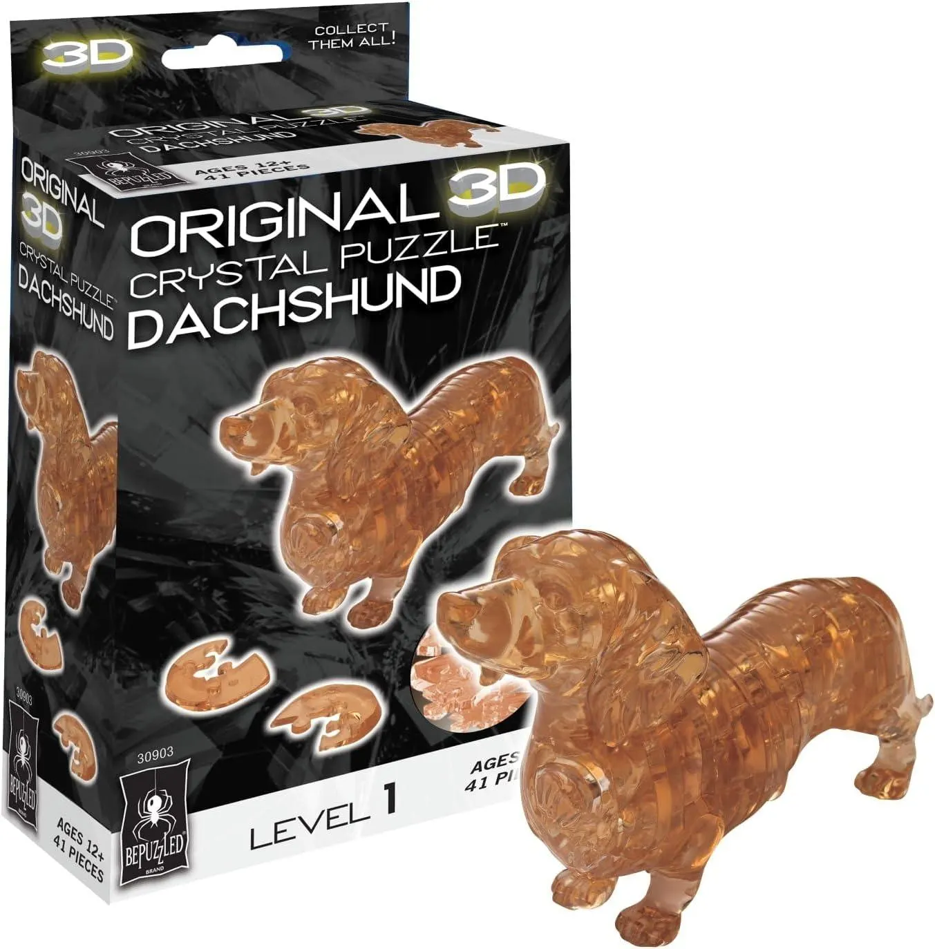 Dachshund 3D Crystal Puzzle