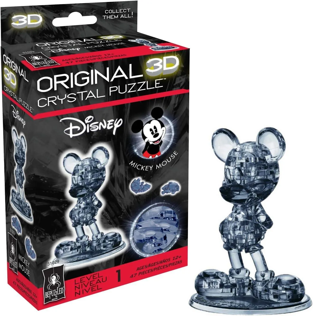 Mickey Mouse 2 3D Crystal Puzzle