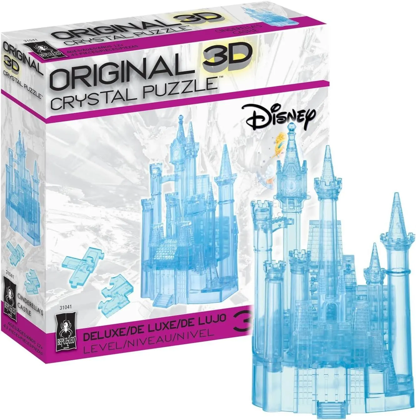 Cinderella Castle Original 3D Crystal Puzzle