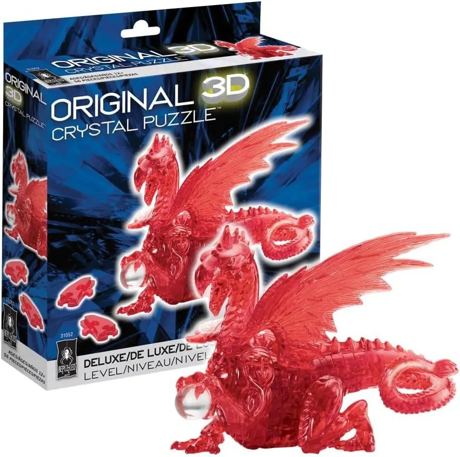 Red Dragon Deluxe 3D Crystal Puzzle