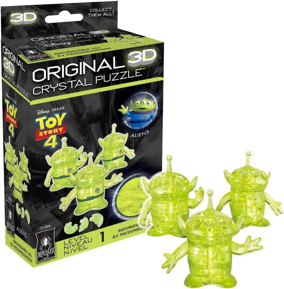 Toy Story Aliens 3D Crystal Puzzle
