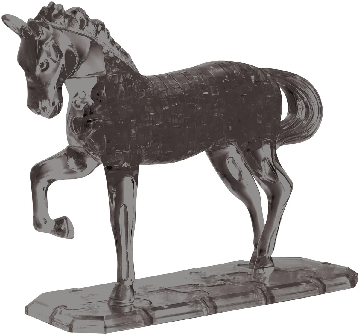 Black Horse Deluxe 3D Crystal Puzzle Horse