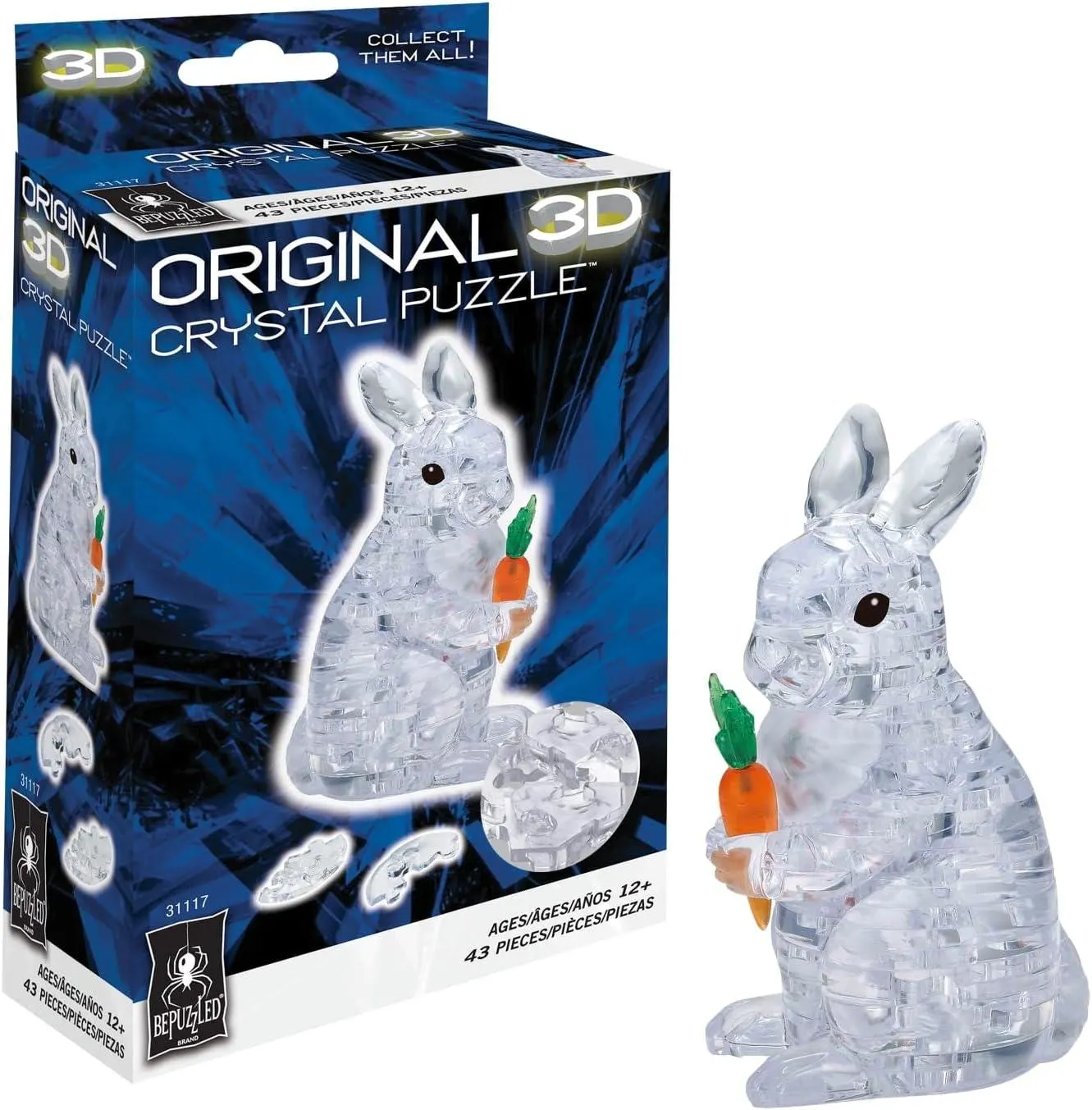 White Rabbit Original 3D Crystal Puzzle