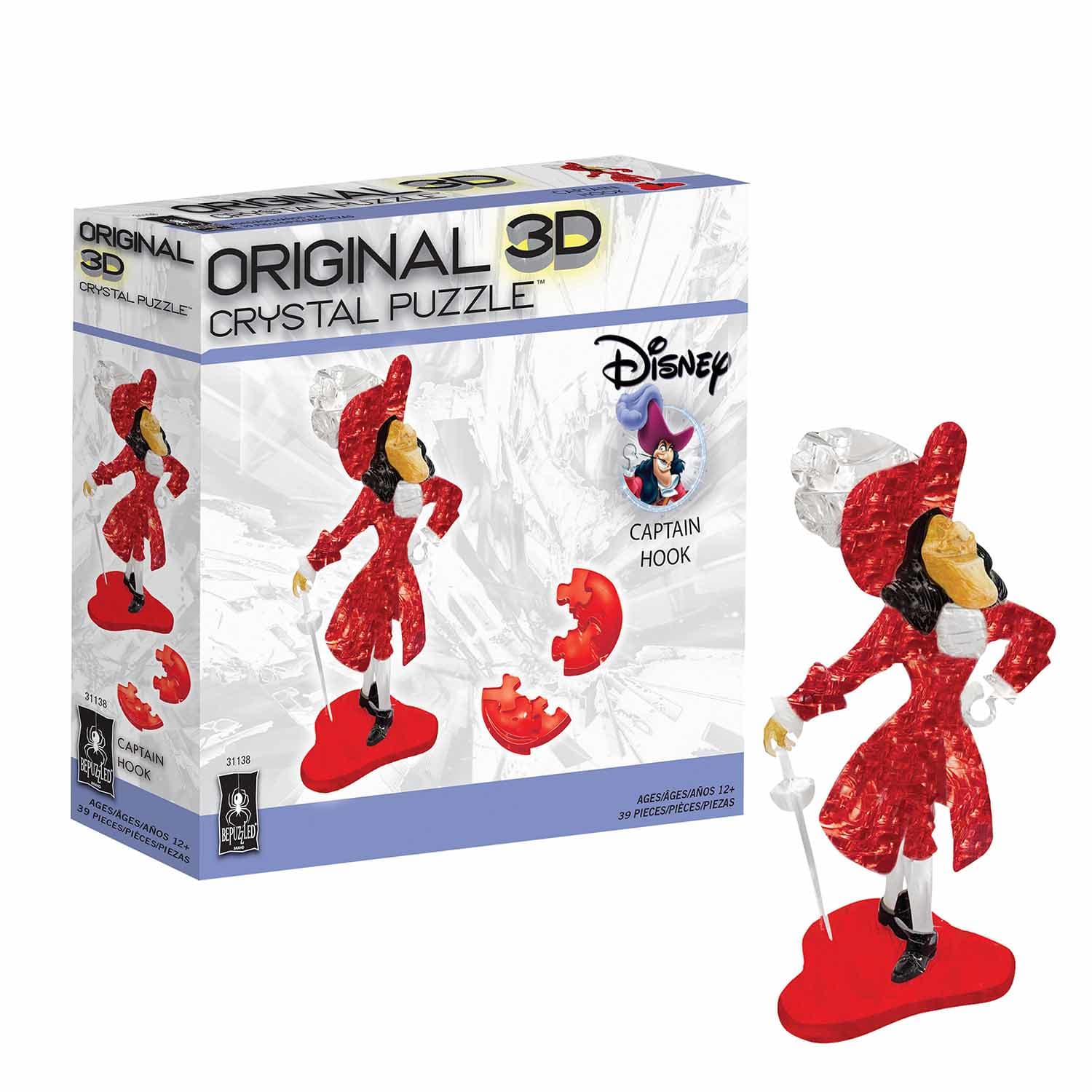 Captain Hook Deluxe 3D Crystal Puzzle