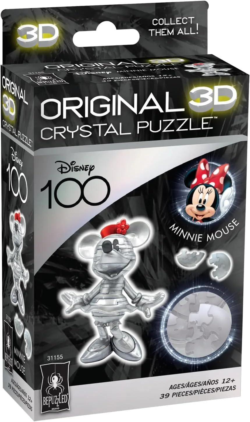 Disney Platinum Minnie Mouse 3D Crystal Puzzle