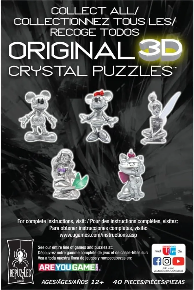 Disney Platinum Marie 3D Crystal Puzzle