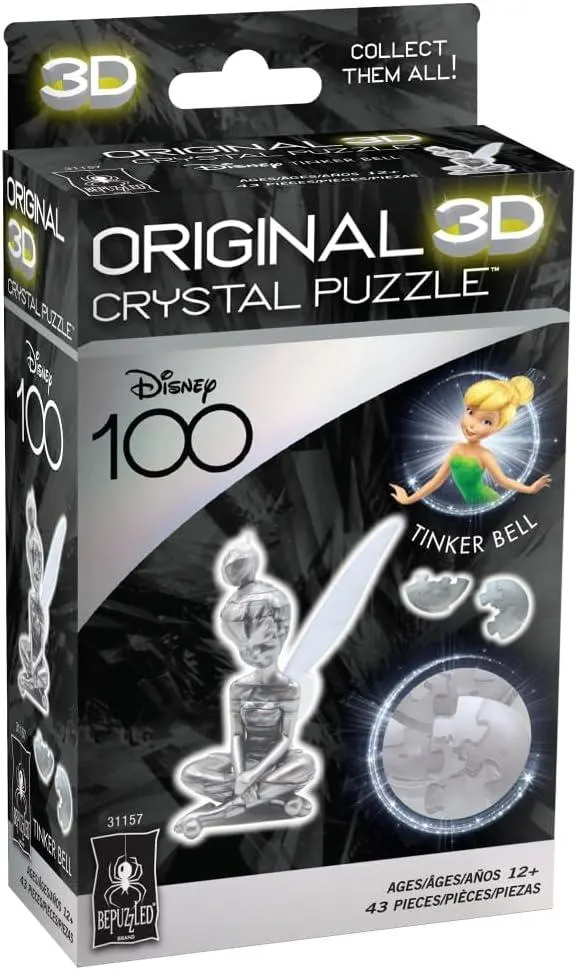 Disney Platinum Tinker Bell  3D Crystal Puzzle