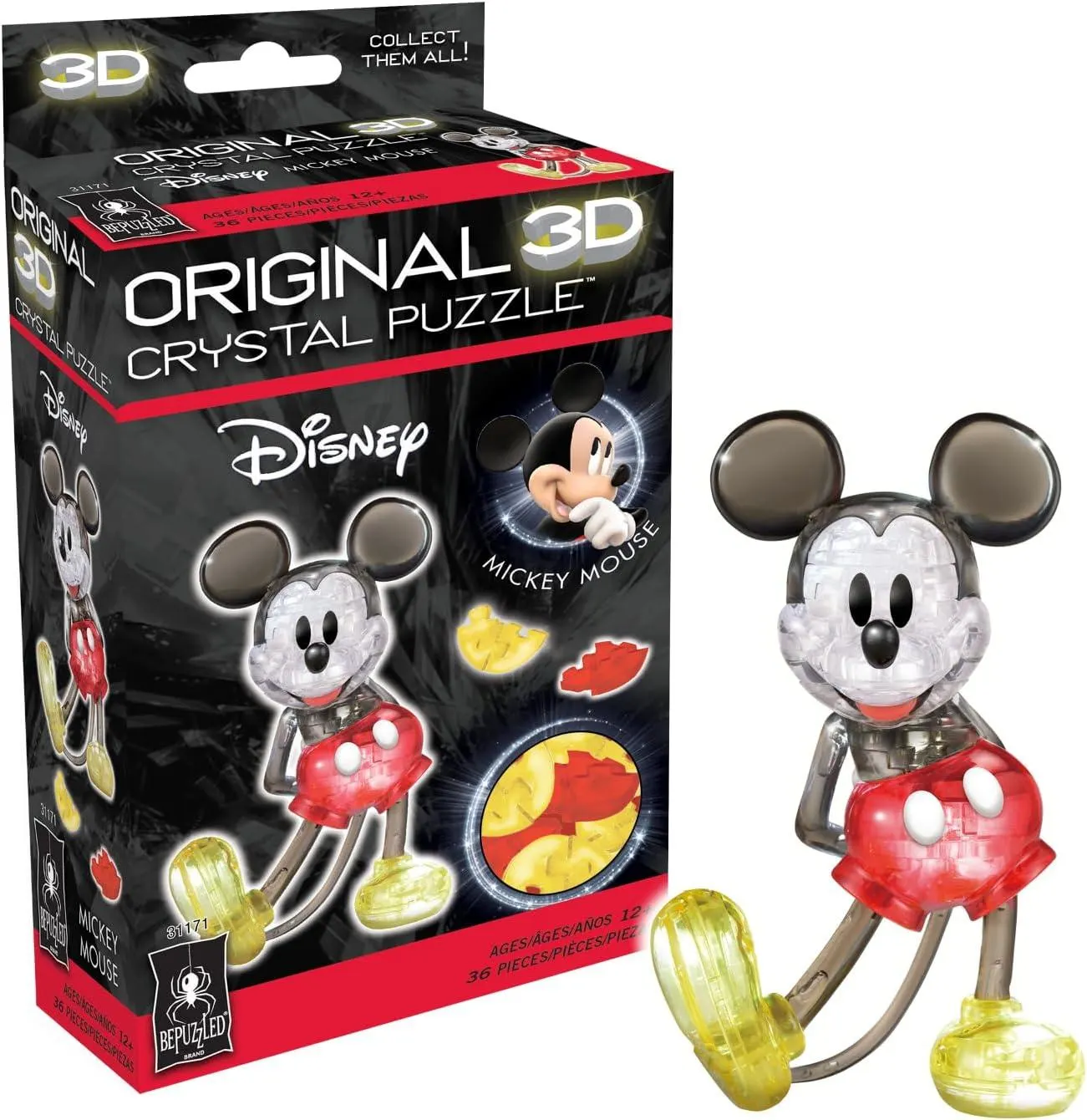 Mickey Mouse Original 3D Crystal Puzzle