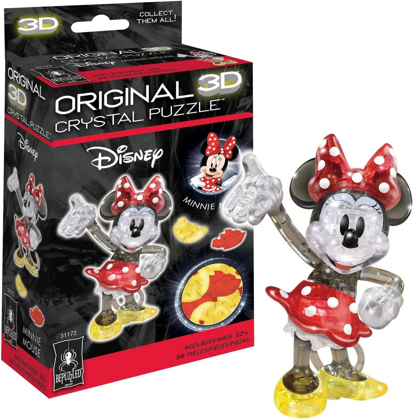Minnie Mouse Original 3D Crystal Puzzle
