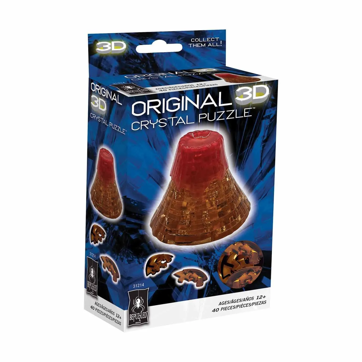 Volcano Original 3D Crystal Puzzle Landmarks & Monuments