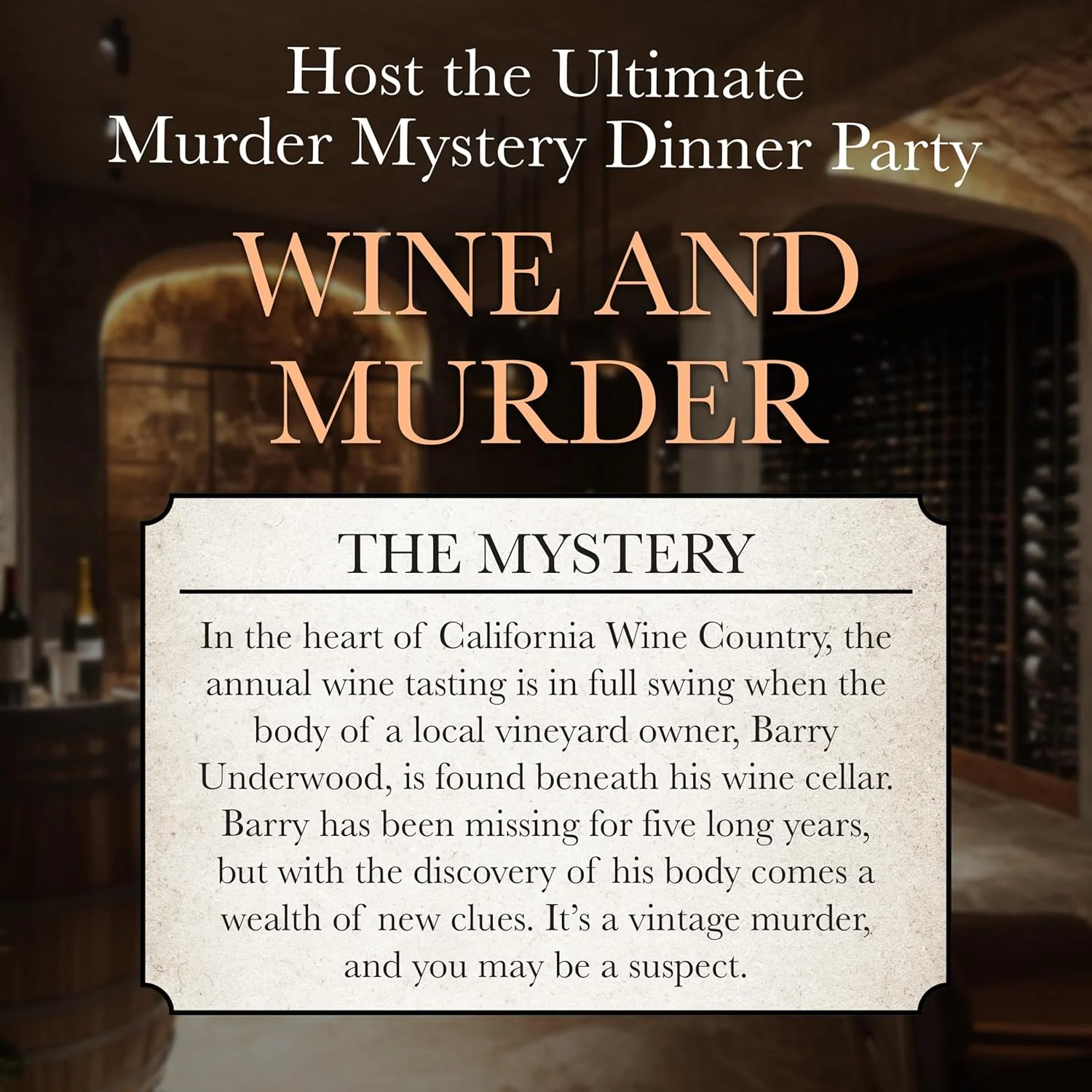 A Taste for Wine & Murder Game