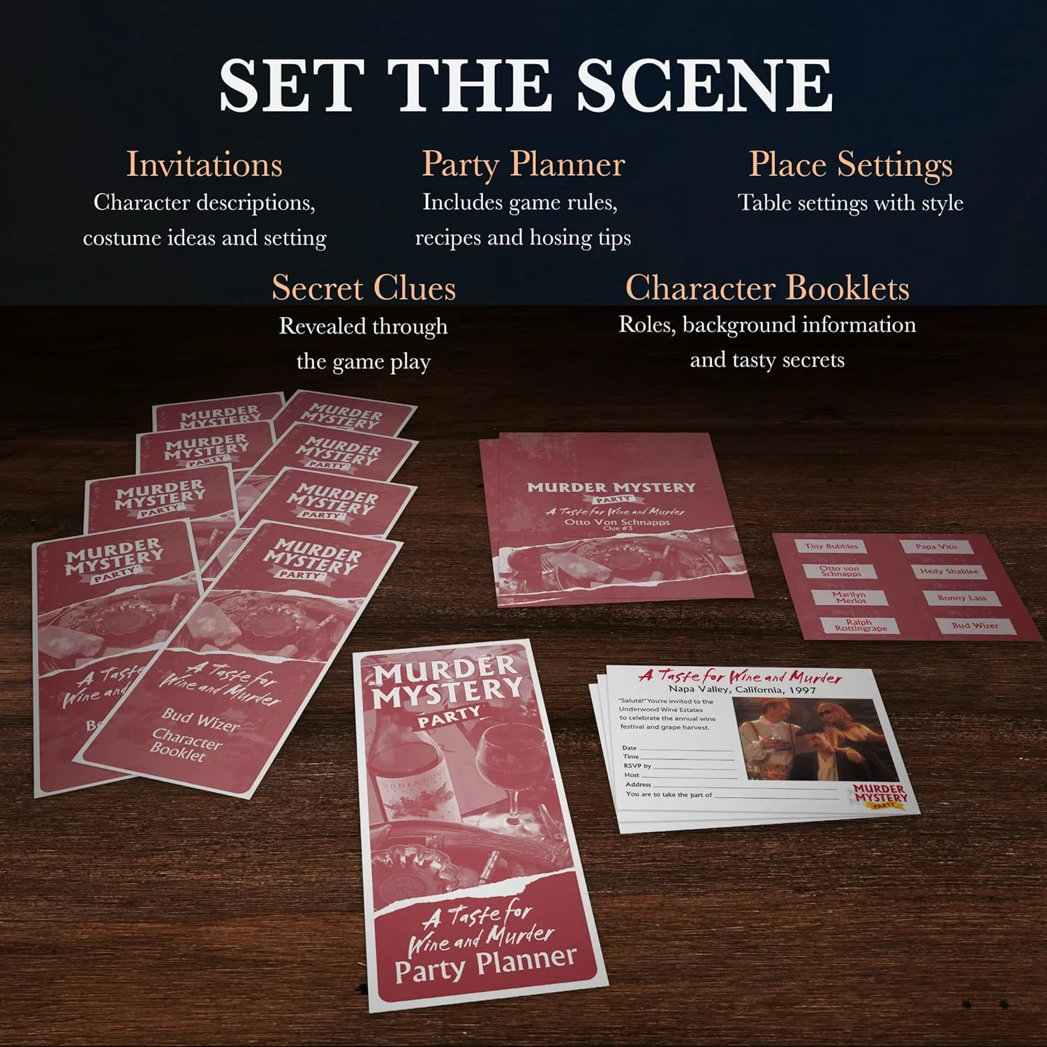 A Taste for Wine & Murder Game