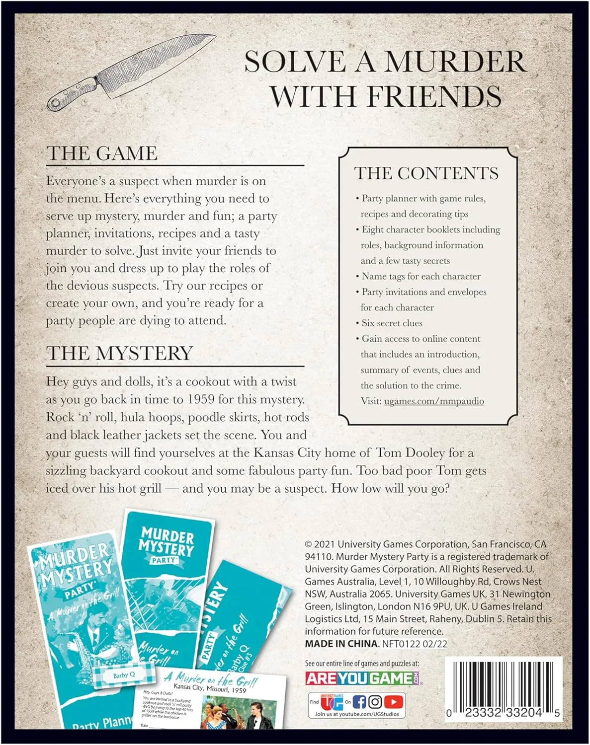 A Murder on the Grill Game