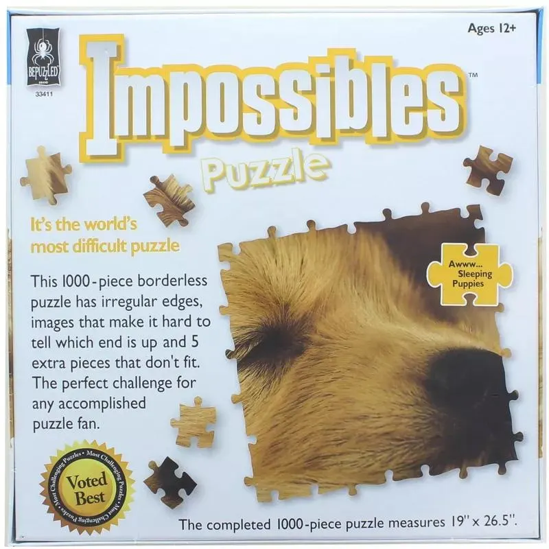 Impossibles Puzzles - Awww...Sleeping Puppies