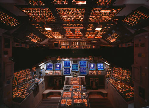 Space Shuttle Cockpit Space