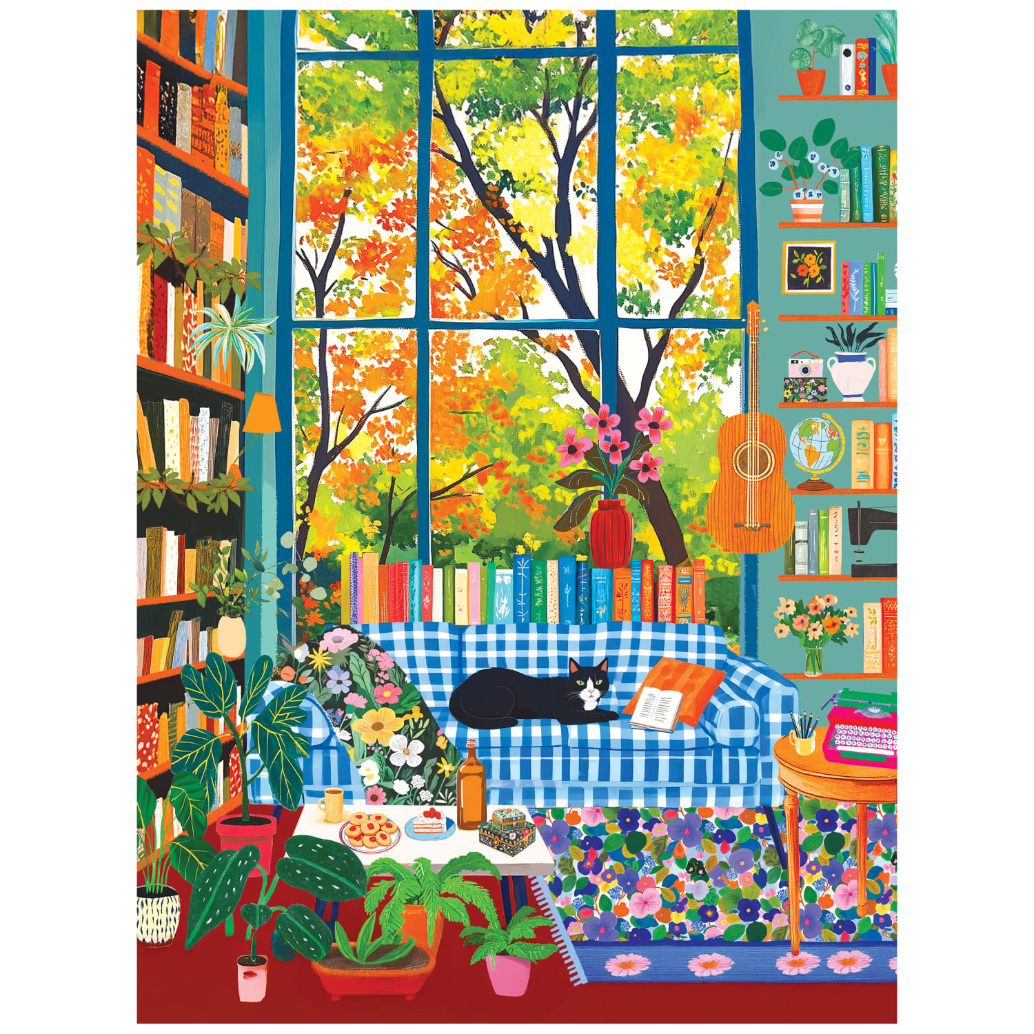 Vertical Visions - Cozy Reading Room