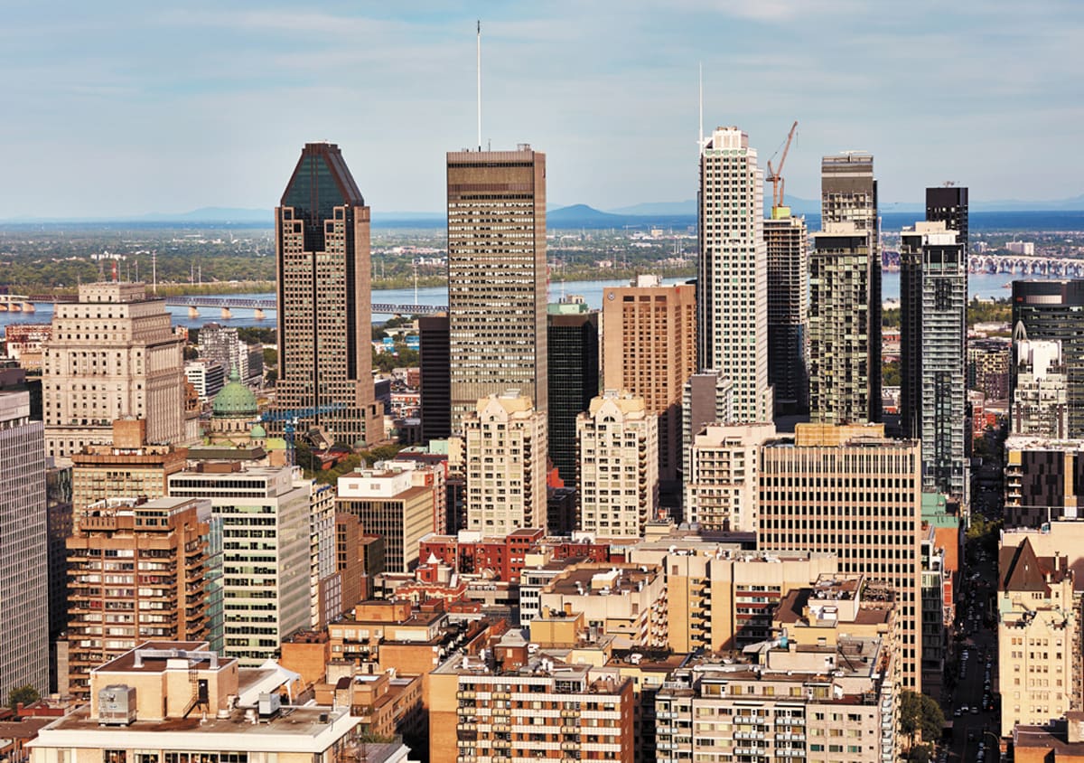 Downtown Montreal Canada