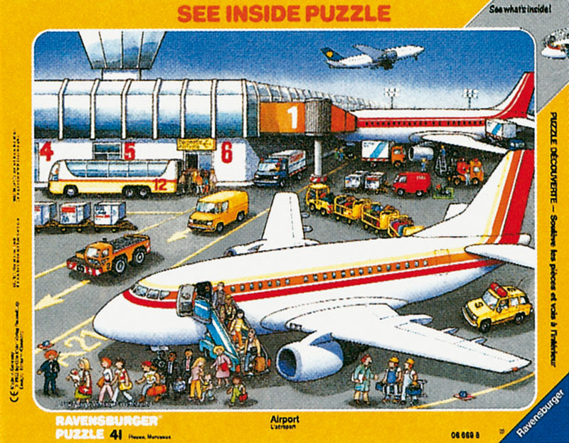 At the Airport Plane Jigsaw Puzzle