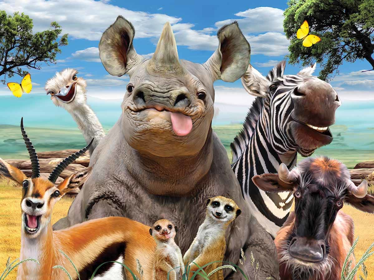 Africa Selfie Animals