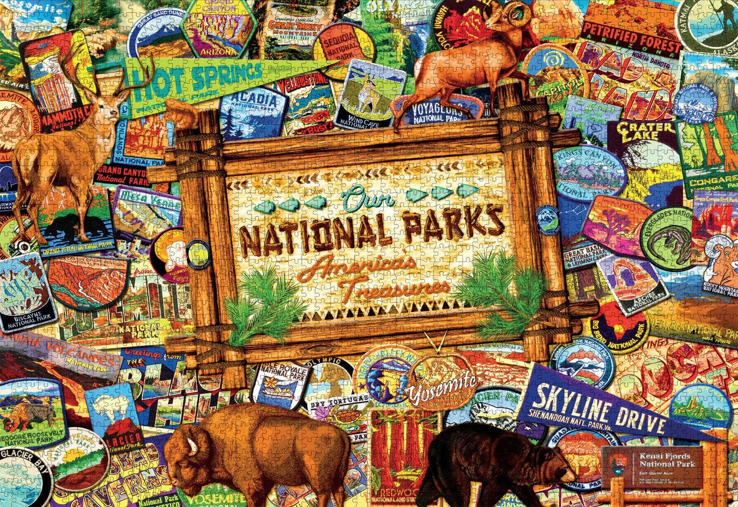 Our National Parks Collage Collage