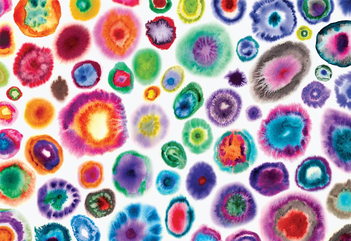 Rainbow River Rocks Pattern & Geometric