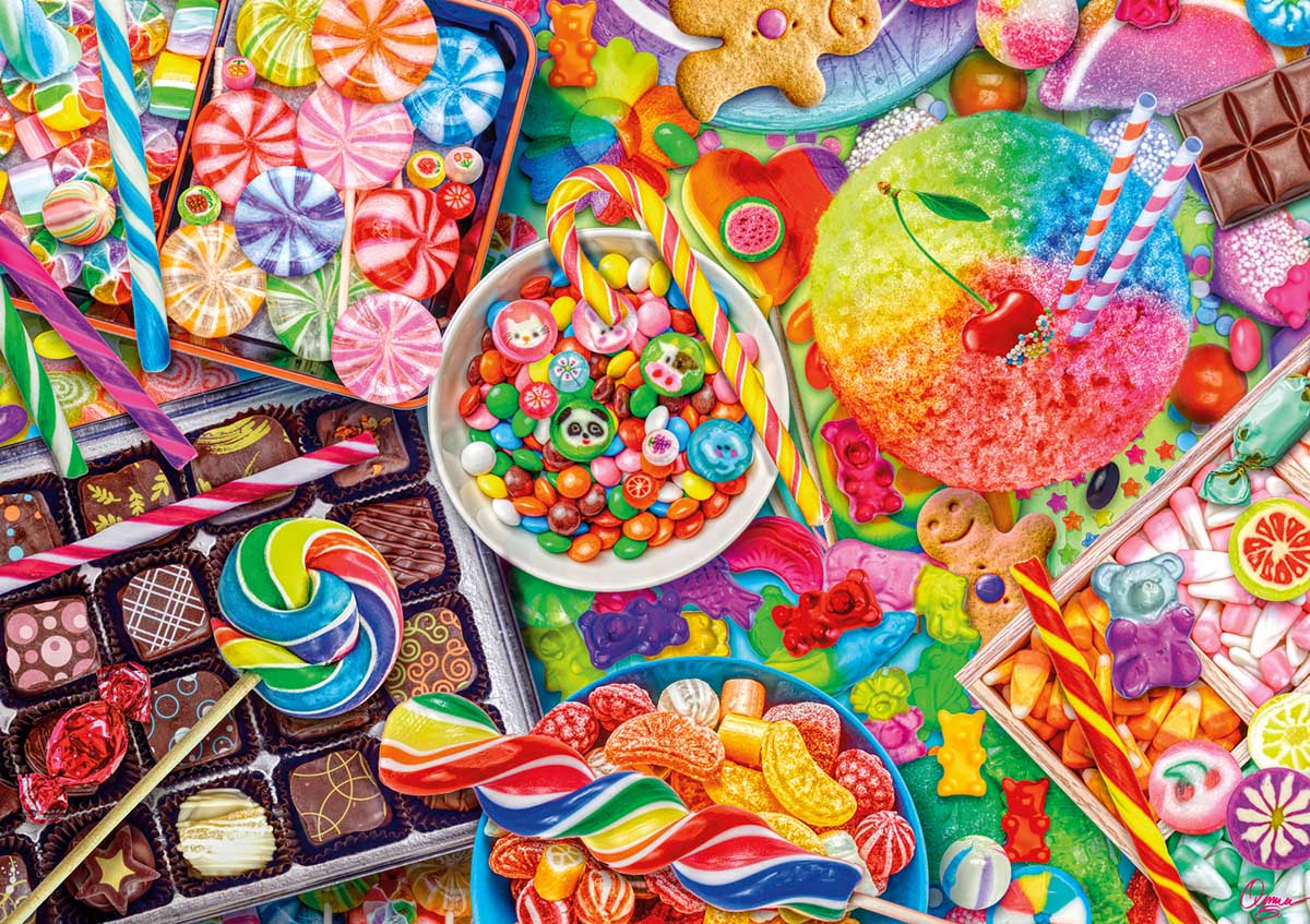 Candylicious Candy Jigsaw Puzzle