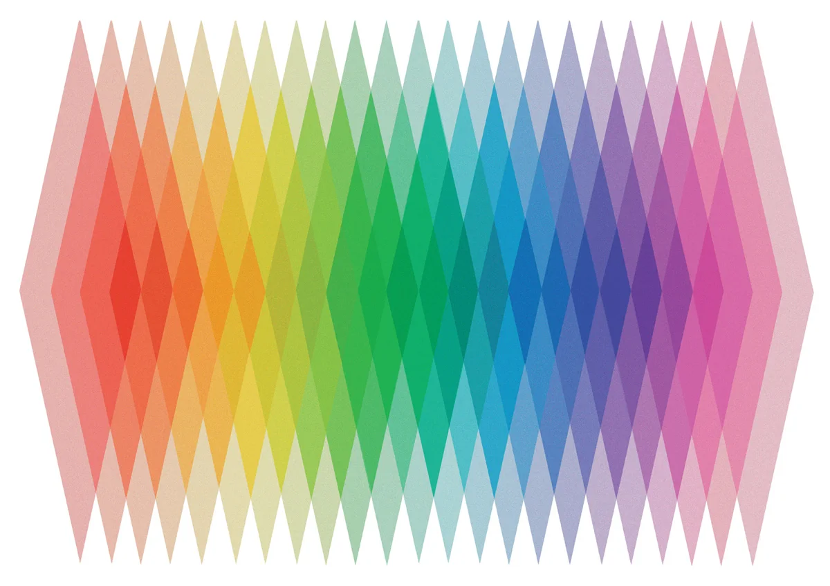 Colorful Diamonds Pattern & Geometric