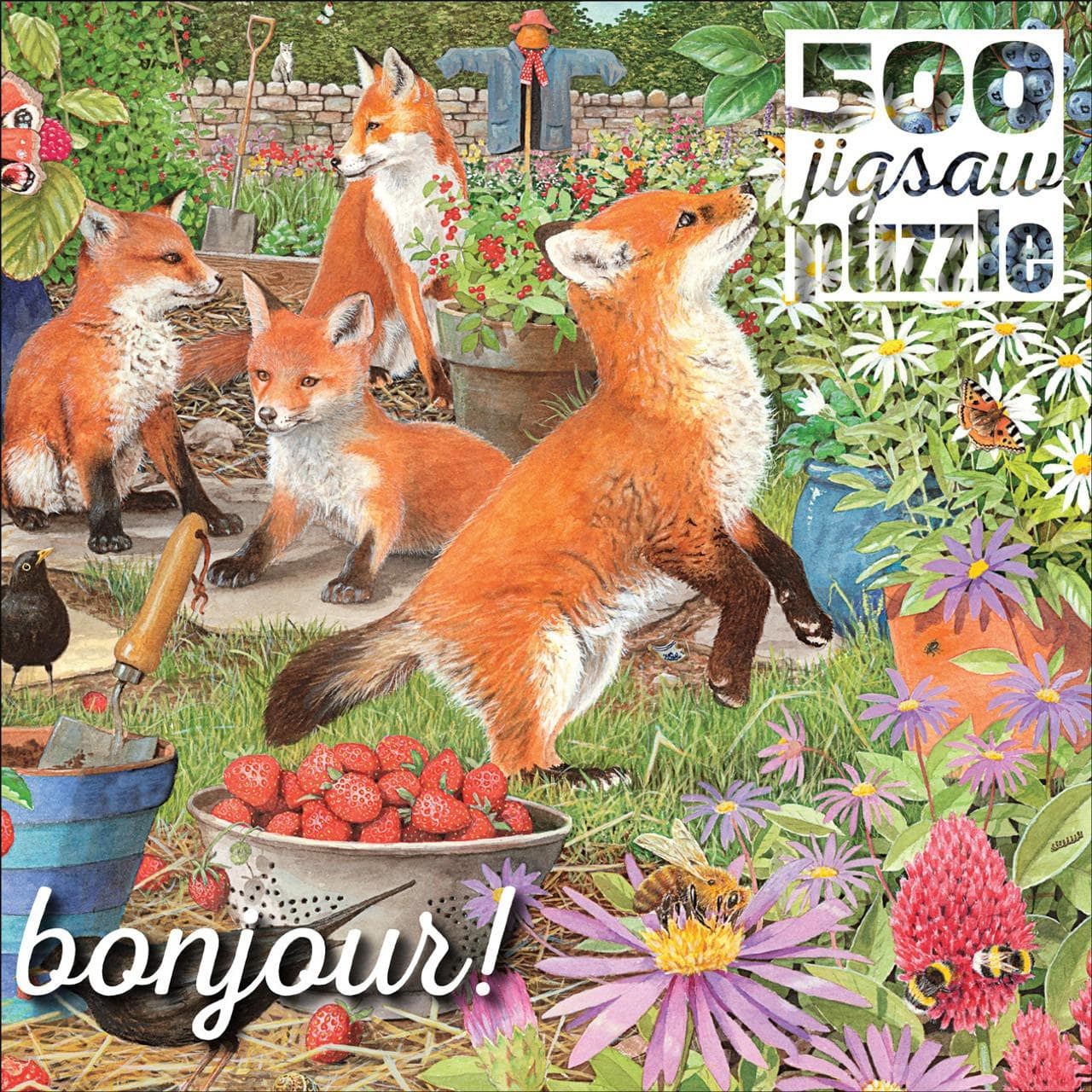 Bonjour: Foxes in the Veggie Patch