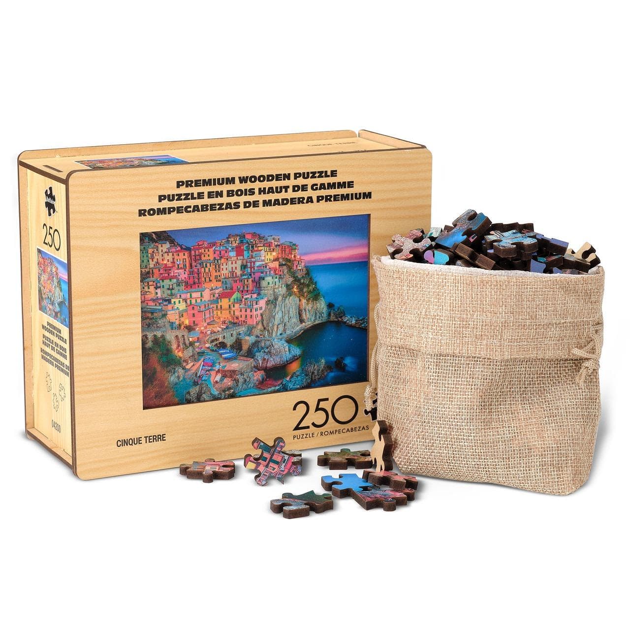 Wood Puzzle: Cinque Terre Travel