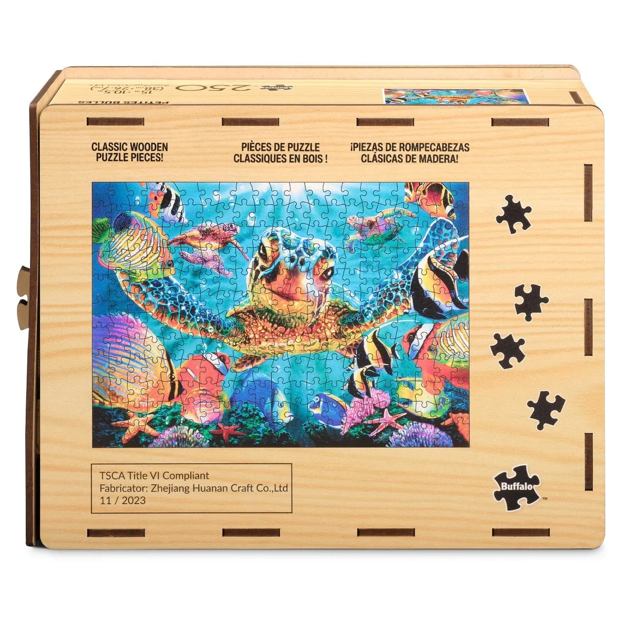 Wood Puzzle: Tiny Bubbles