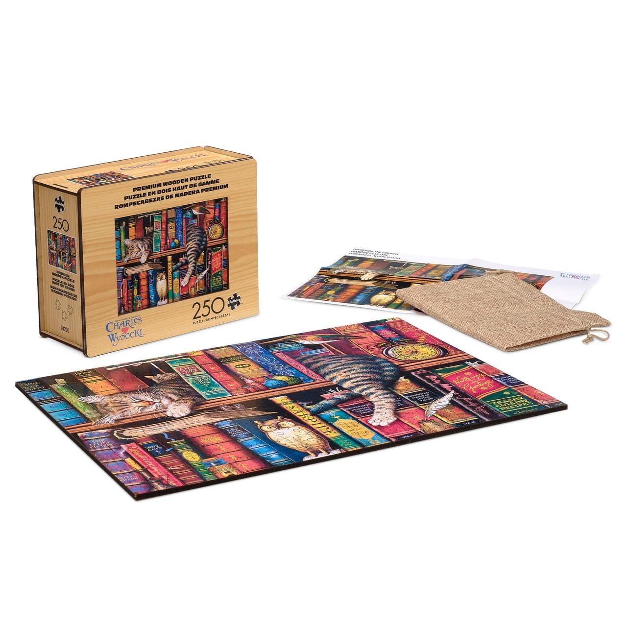 Wood Puzzle: Frederick the Literate