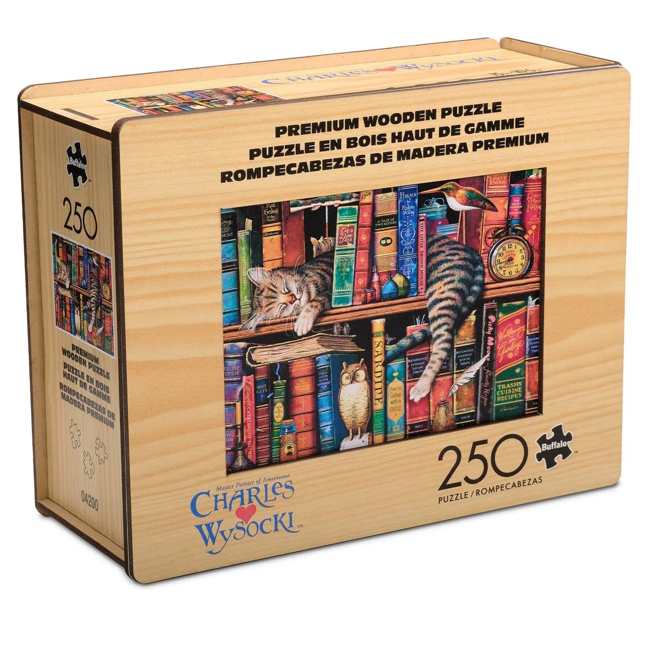 Wood Puzzle: Frederick the Literate