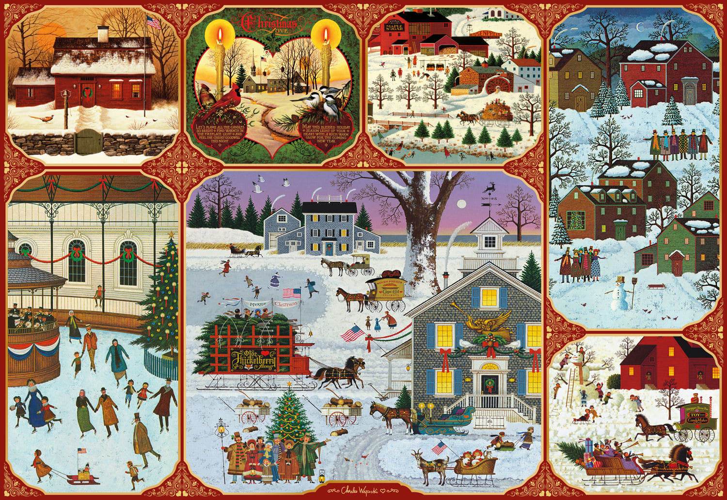 Silver: Wysocki Winter Collage