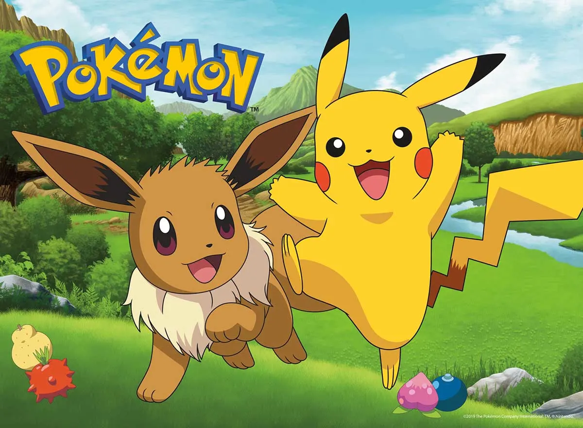 Pokemon - Eevee and Pikachu Pokemon