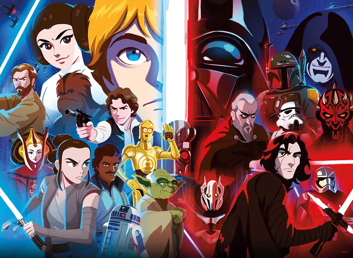 Light versus Dark Star Wars