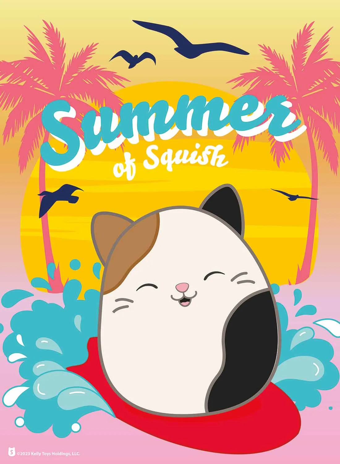 Squishmallow Summer Cats