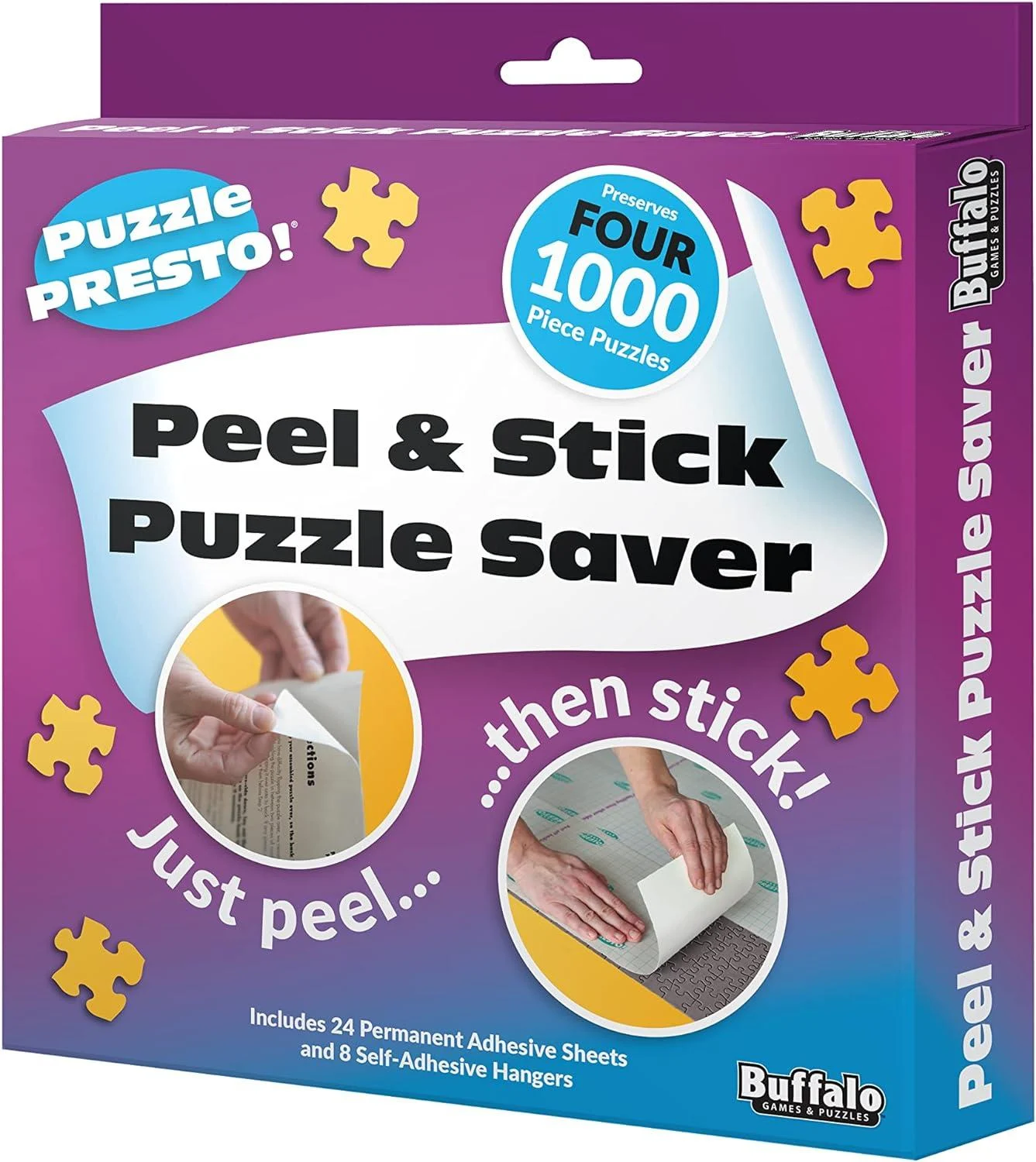 PEEL & STICK Puzzle Saver - Puzzle Presto - 4PK