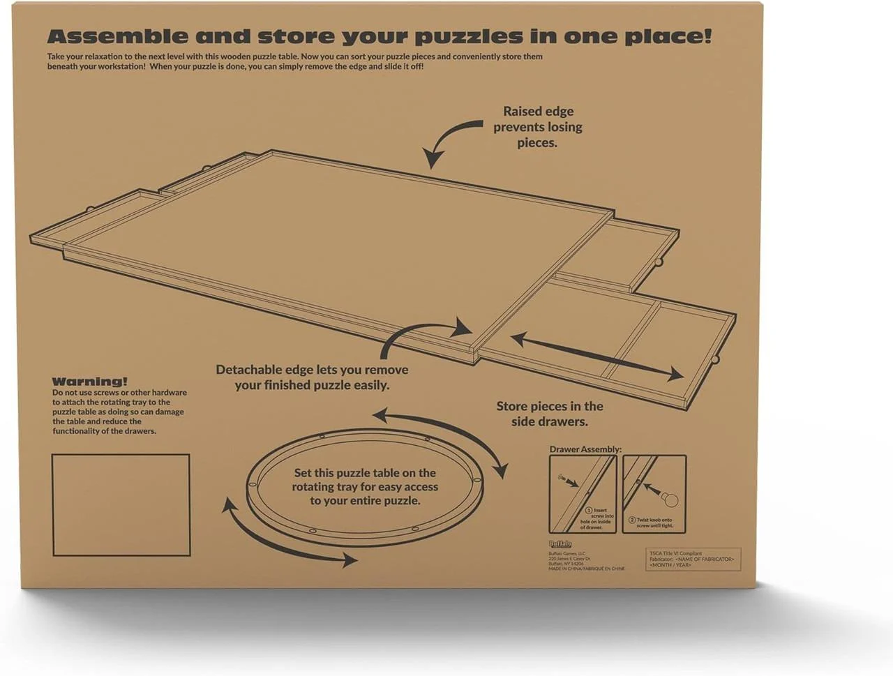 Puzzle Table - Jumbo 2000pc