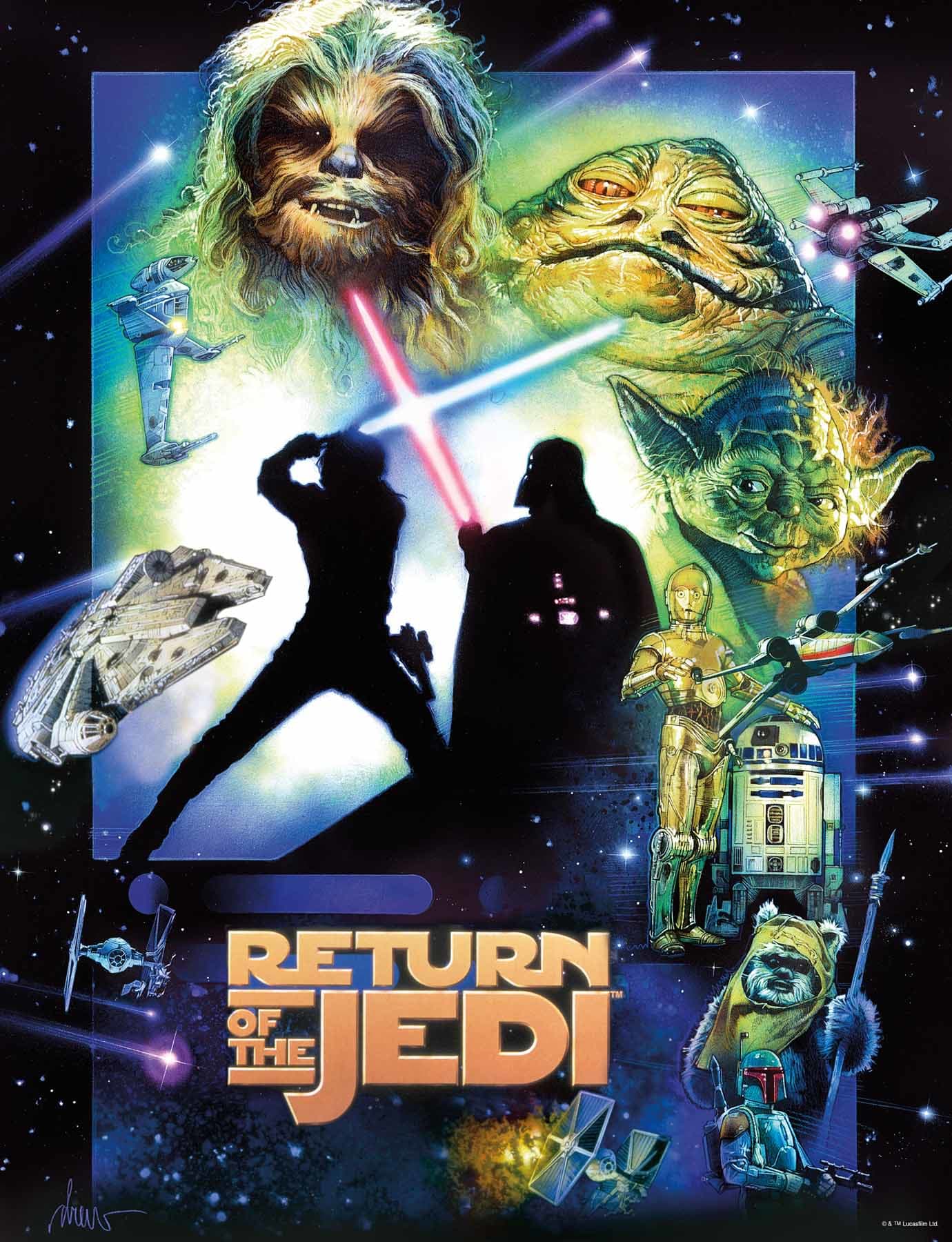 Star Wars:  4-in-1 Puzzle Collector's Edition