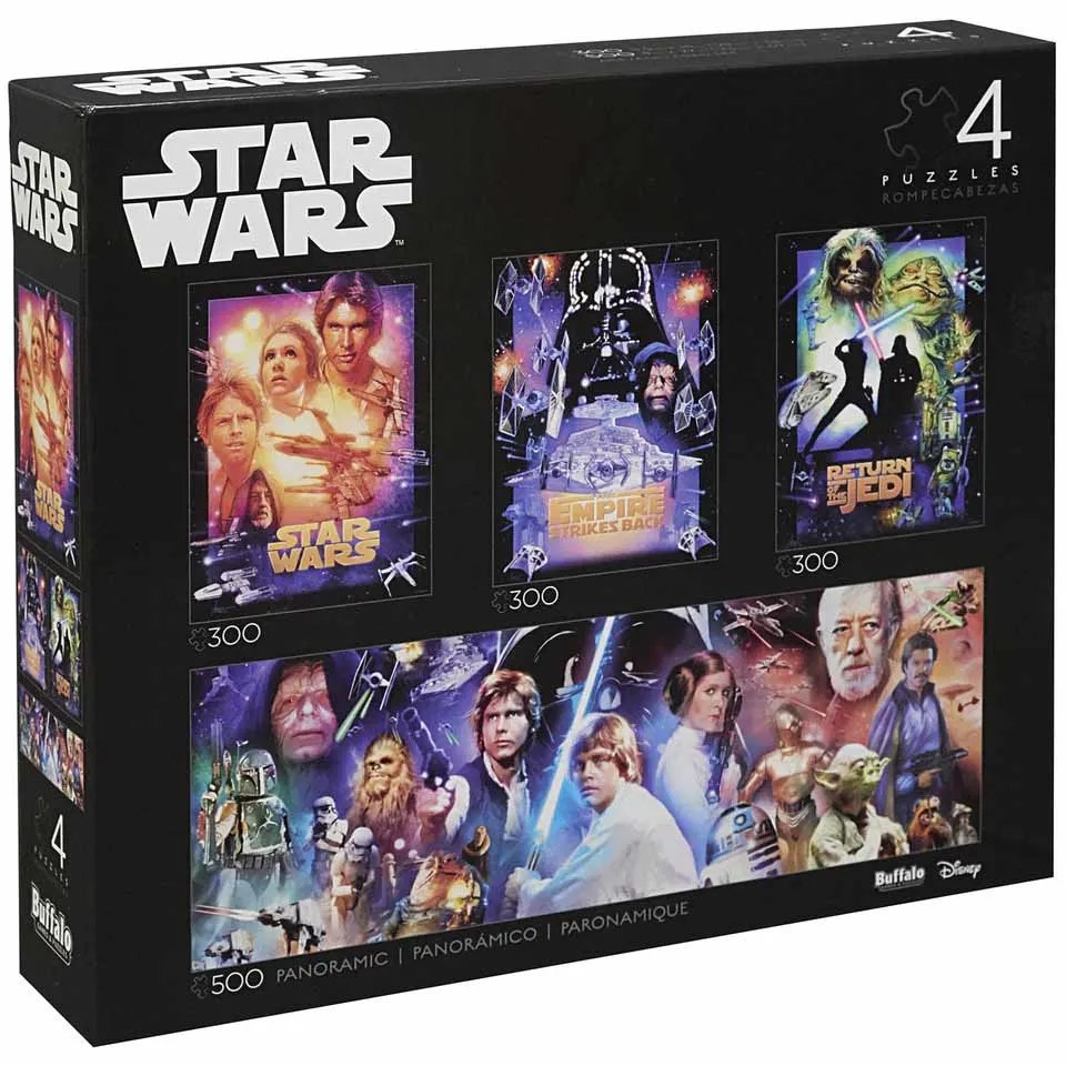 Star Wars:  4-in-1 Puzzle Collector's Edition